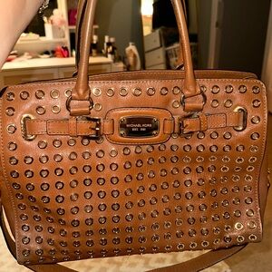 Michael Kors Gold Stud Bag & Matching Wallet